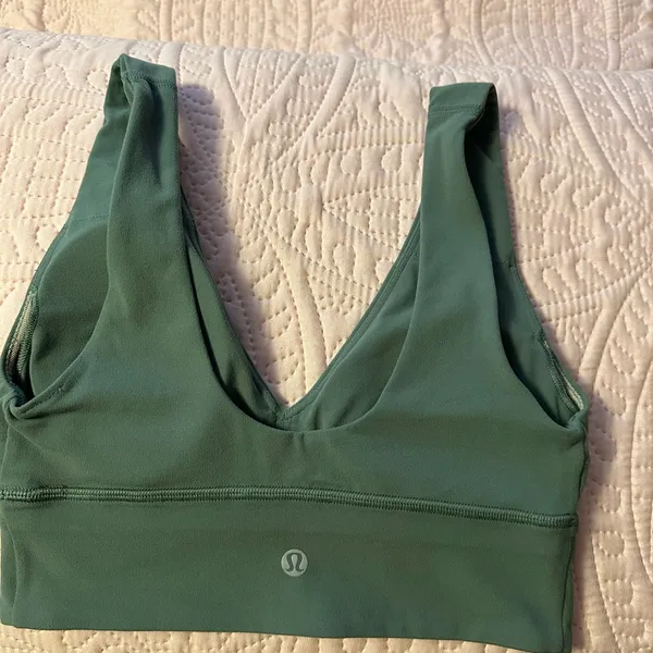 lululemon athletica Deep V Bra in Soft Green - Image 5