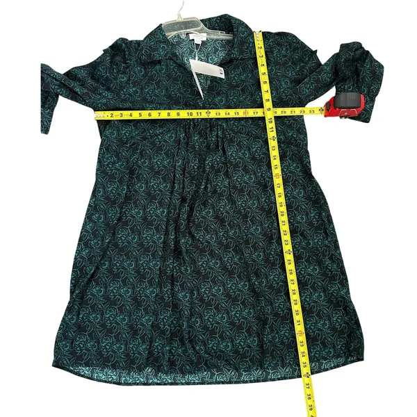 Seraphine Alfie Tunic Layering Maternity Dress with Collar green size 12 - Image 8