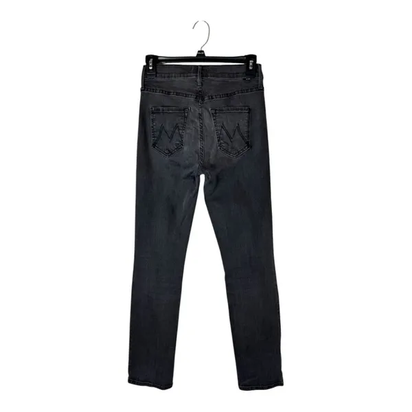 Mother Jeans Women 25 Washed Black Gray Mid Rise Dazzler Lighting‎ Up Lanterns - Image 4