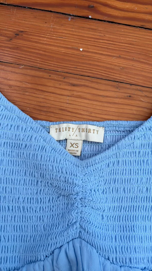 Blue summer dress Size XS - Image 3
