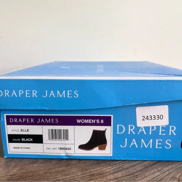 DRAPER JAMES Women's Elle Black Boot Size 8 #243330 - Image 2
