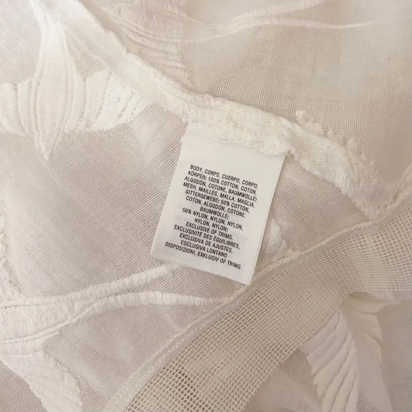 Anthropologie LILKA Shorebird Embroidered Bird Swim Cover-Up Jacket Medium Large - Image 12