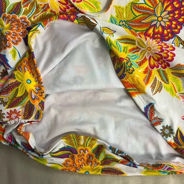 🌺 BLEU ROD BEATTIE Floral Halter Tankini Top – Size 14 🌺 - Image 3
