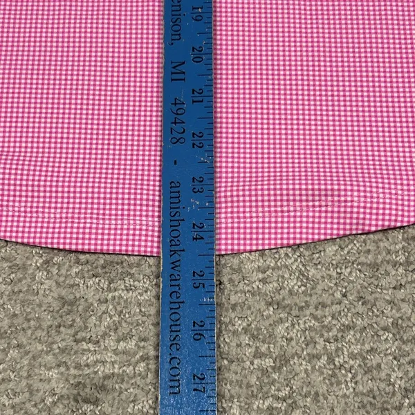 IBKUL Shirt Womens Medium Pink White Golf Pickleball UPF50+ Beach Top 1/4 Zip - Image 7