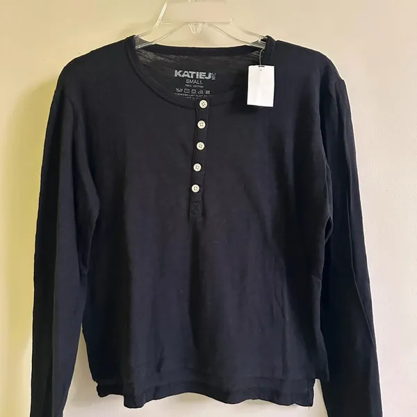 KatieJ nyc black sleeve shirt - Image 2