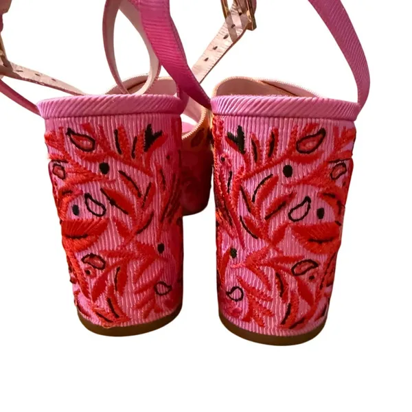 Kate Spade New York Rio Bandana Patchwork Platform Sandals Women's Sz. 9 - Image 7