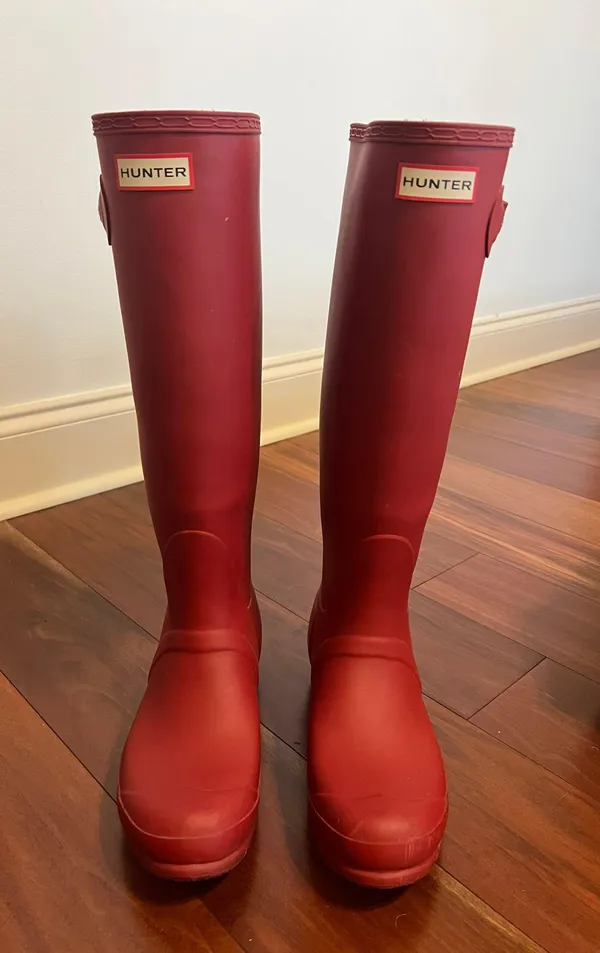 Matt Red  Boots - Image 2