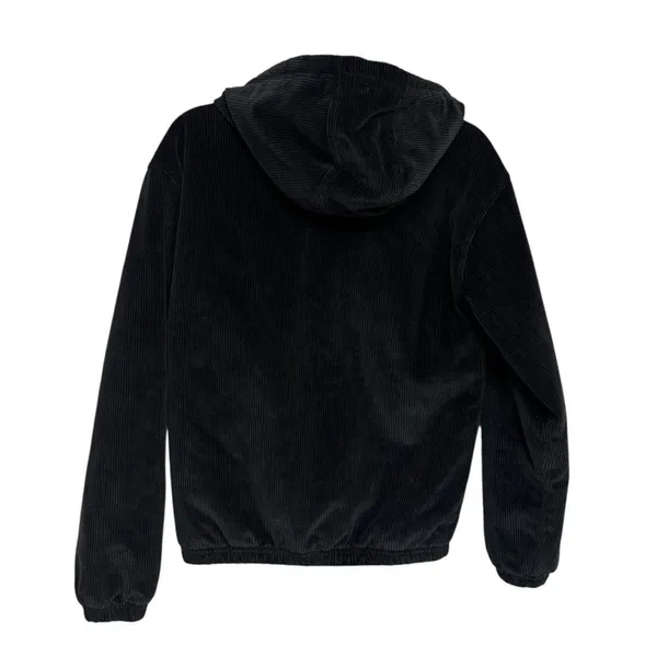 Aritzia TNA Morrison Corduroy Bomber Jacket in Black - Size 2XS - Image 2
