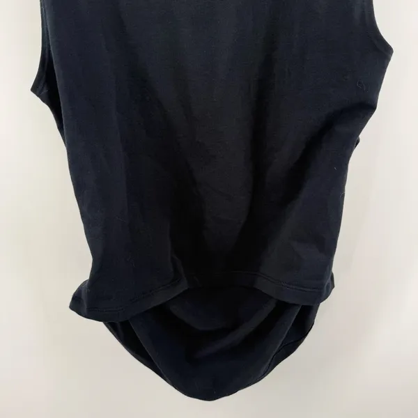 LNA Amani Tank Top SZ Medium NWT Midnight Sky Ruched Sleeveless Square Neck - Image 10