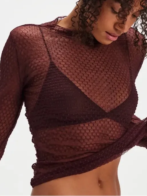 FREE PEOPLE Minding My Business Top - Precious Wine - Image 2