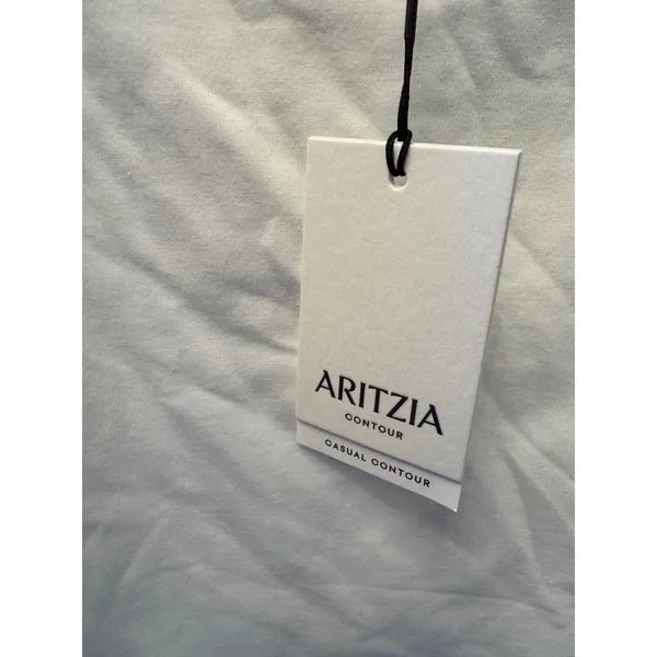 Aritzia Contour‎ Casual Squareneck Bodysuit White Blanc XS New MSRP $58 - Image 3