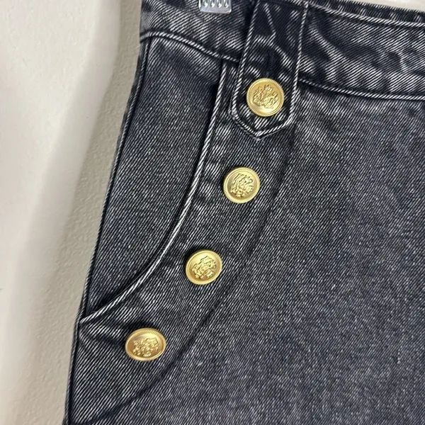 Free market flying tomatoes extreme wide leg dark sailor jeans size 27‎ - Image 7