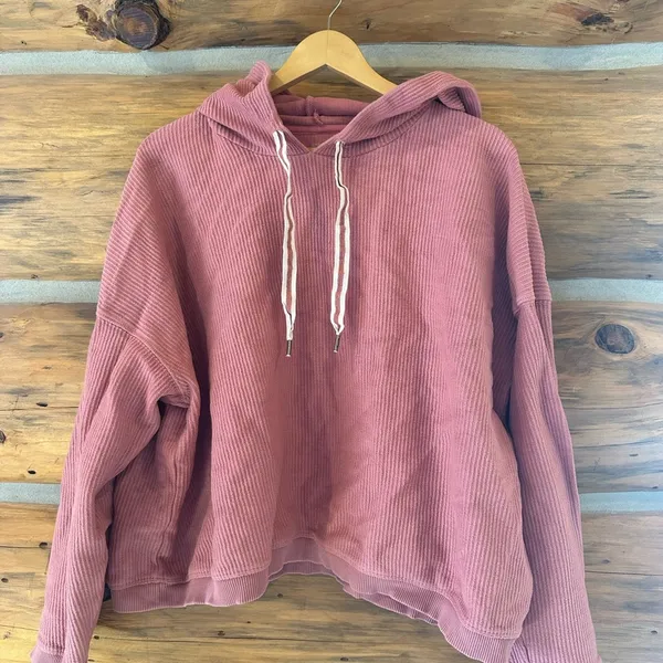 Corded Pink Pullover - Image 3