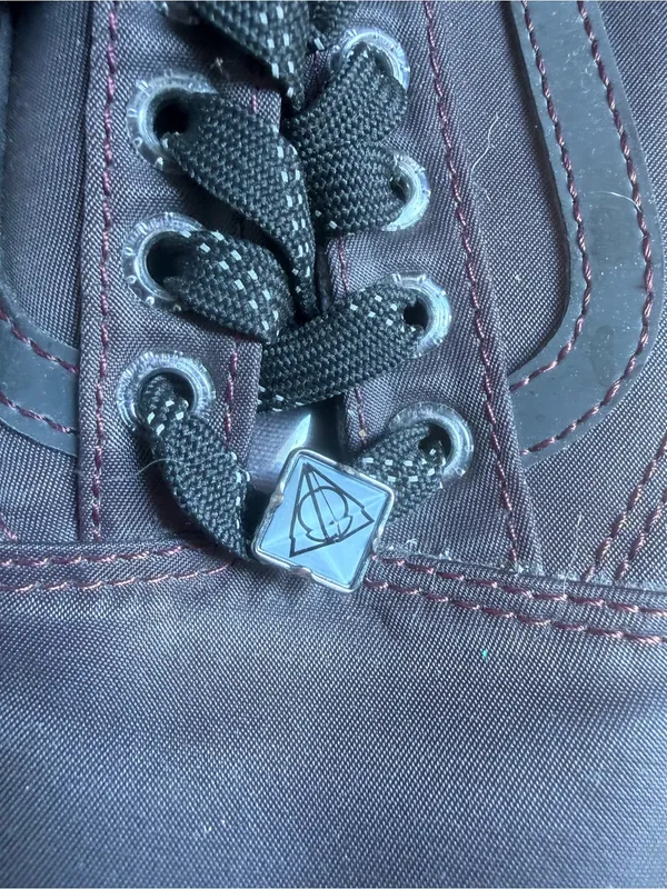 Vans‎ x Harry Potter Deathly Hallows Old Skool Sneakers Black Mens 6.5 Womens 8 - Image 3