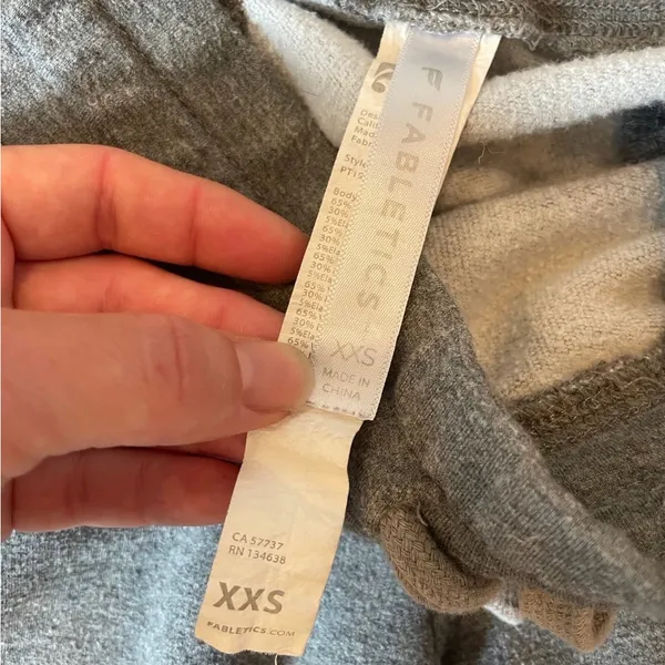 Fabletics Gray Jogger Sweatpants XXS - Image 2