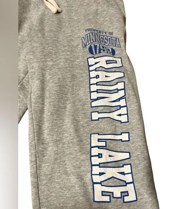 Gray, White, & Blue Signature Concepts Property of MN 1798 Rainy Lake Sweatpants - Image 4