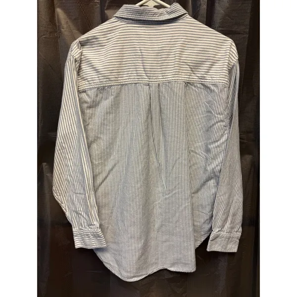 American Eagle Women's Top Button Up Shirt Small Boyfriend Fit Preppy Academia - Image 8
