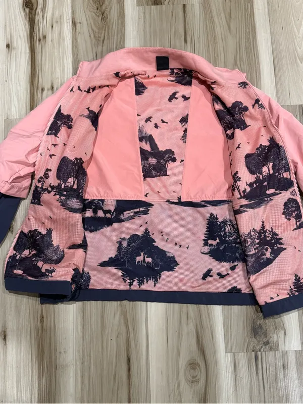 Nike HyperAdapt Shield Pink/Navy Golf Jacket Women’s XL - Image 4
