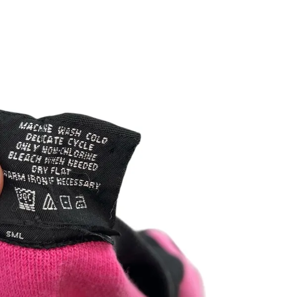 Vintage‎ Polo Jeans Co Ralph Lauren Logo Sweater Pink Black Y2K Cotton XL - Image 8