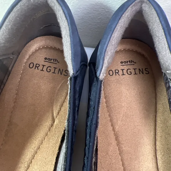 Earth Origins Fable Ballet Flats Women's 11‎ Blueberry Nubuck Comfort Shoes NIB - Image 7