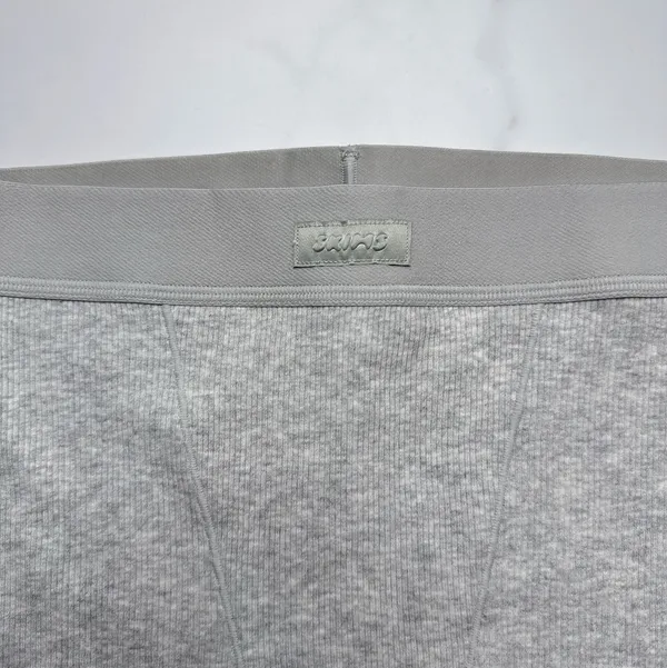 Skims Cotton Rib Boxer Shorts - Image 4