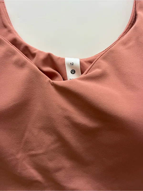NWT lululemon athletica Align Tank Top Pink Savannah -Size 12 - Image 4