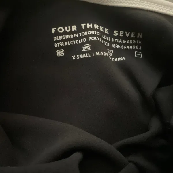 437 The Onesie in Black & Creme XS - Image 5