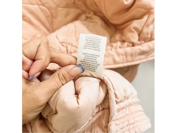 Blank NYC cropped quilted jacket in pink - Image 7