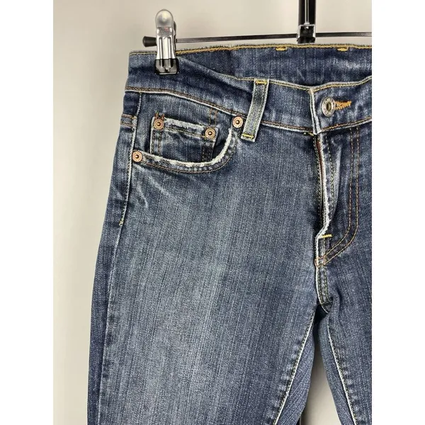 Lucky‎ Brand Women's Sundown Flare Denim Jeans Medium Blue Wash Size 2/26 - Image 2