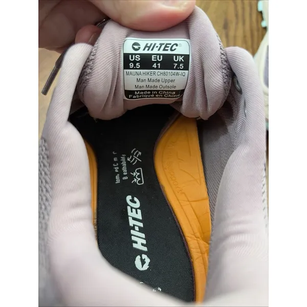 Hi-Tec Women’s AWW Mauna Hiker WP Shoes, Purple Size 9.5 Waterproof Gorpcore - Image 6