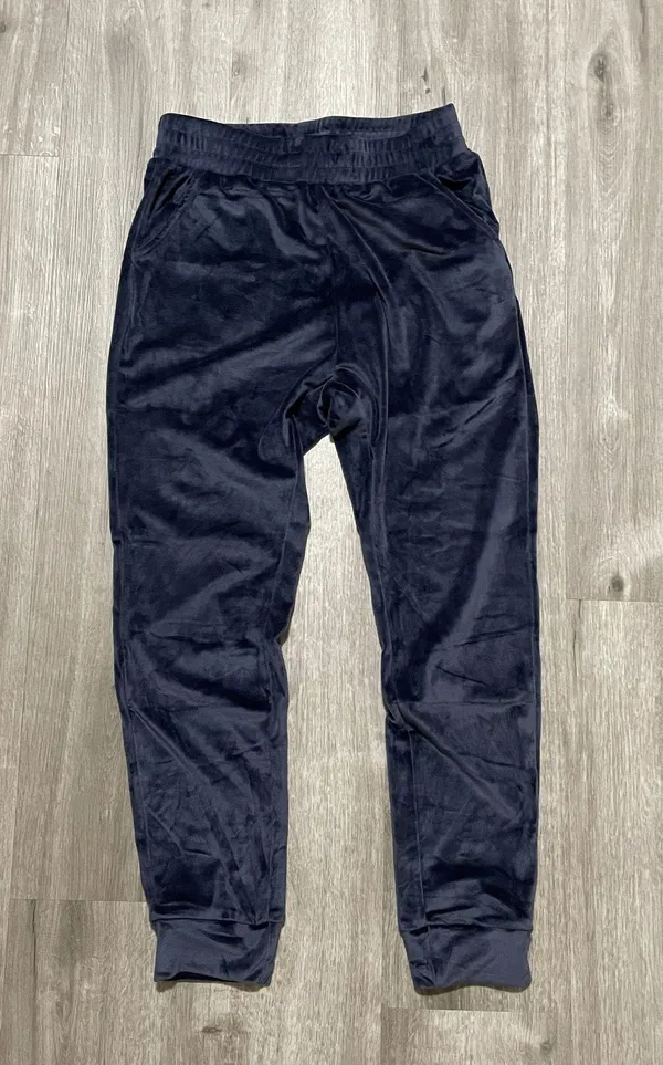 Navy blue High Waist Joggers & Cropped Top SweatSet Size M - Image 7