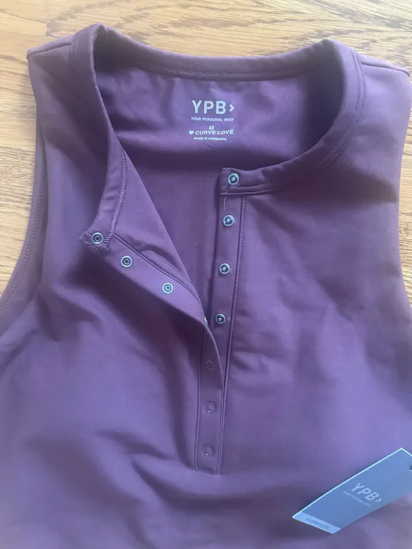 Abercrombie Athletics YPB Henley Tank Top - Image 2