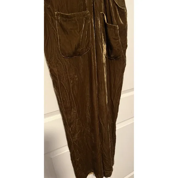 Faherty Overalls Silky Velvet Organic‎ Hippie Granola Western FLAW - Image 4