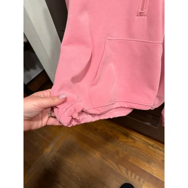 lululemon Brushed Softstreme Half Zip in a pink shade 14 - Image 5