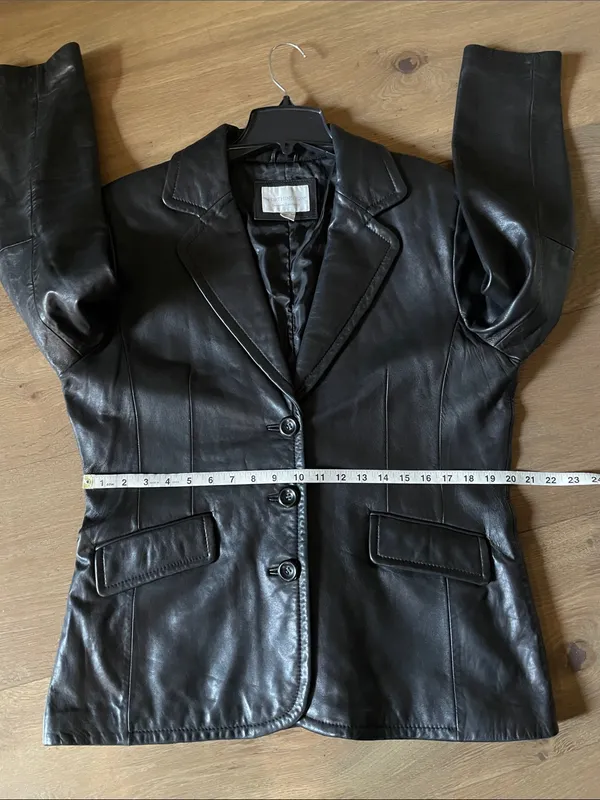 Vintage Worthington Black Leather Jacket Women’s Size Large - Image 9
