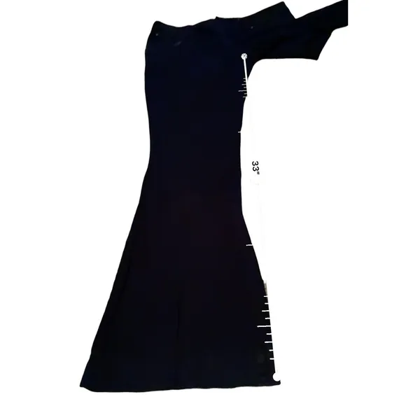 Express Flare‎ Leg Pants Womens 6 Black Mid Rise Seam Detail Trousers Capsule - Image 10
