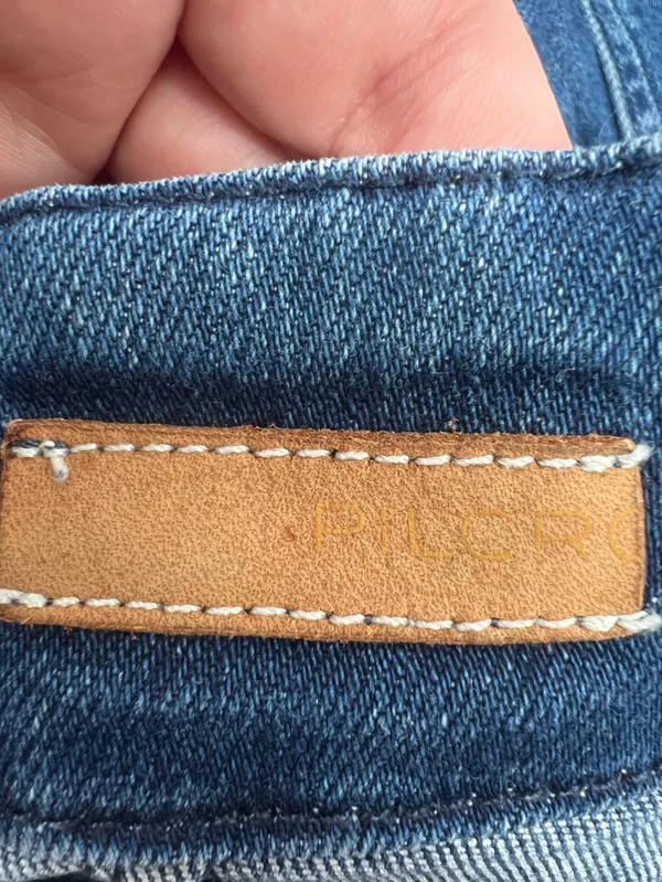 Anthropologie Pilero The Skipper Cropped Wide Leg Jeans Sz 27 tall - Image 5