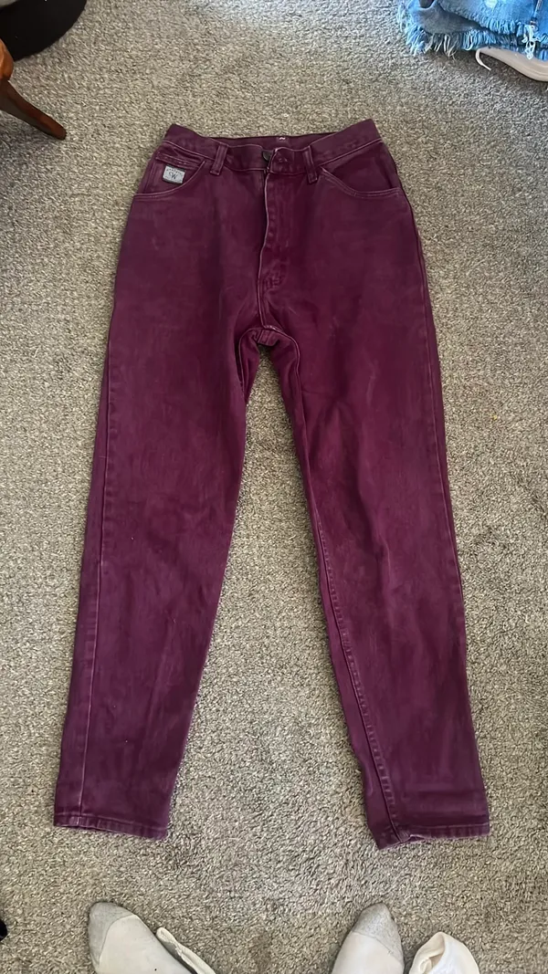 Vintage Purple Wrangler Jeans - Image 4