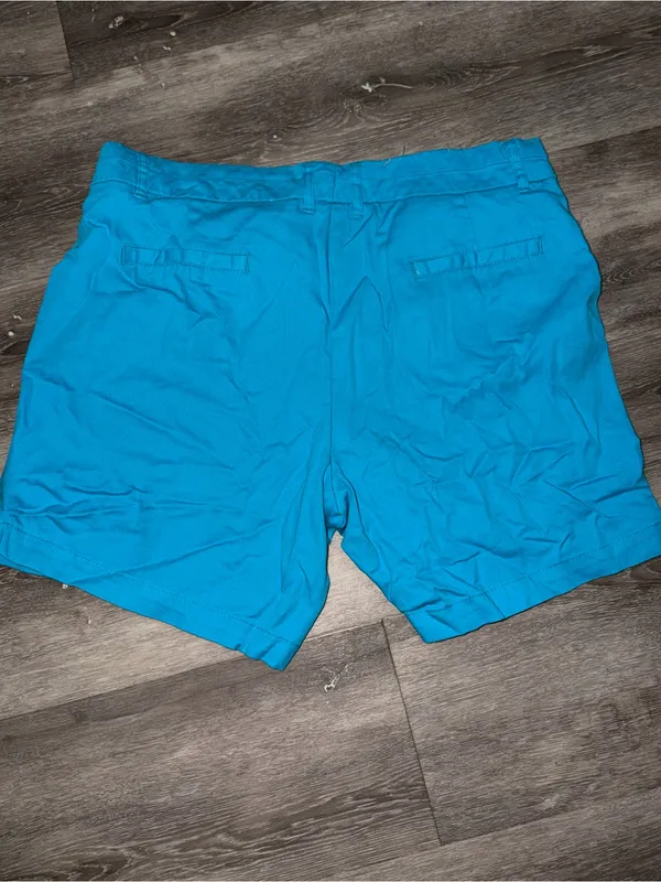 Women’s Land N Sea Casual Stretch Shorts - Bright Teal - size 10 - Image 3