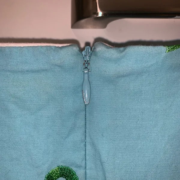 Lilly Pulitzer blue dress with green embroidery - Image 7