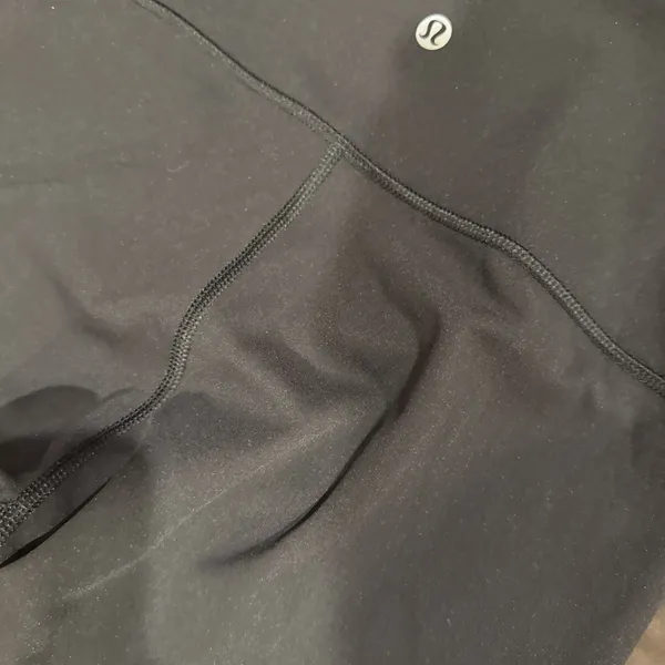 Lululemon Wunder Under High-Rise Crop Leggings Black Size 6 Yoga Pants 19" - Image 7