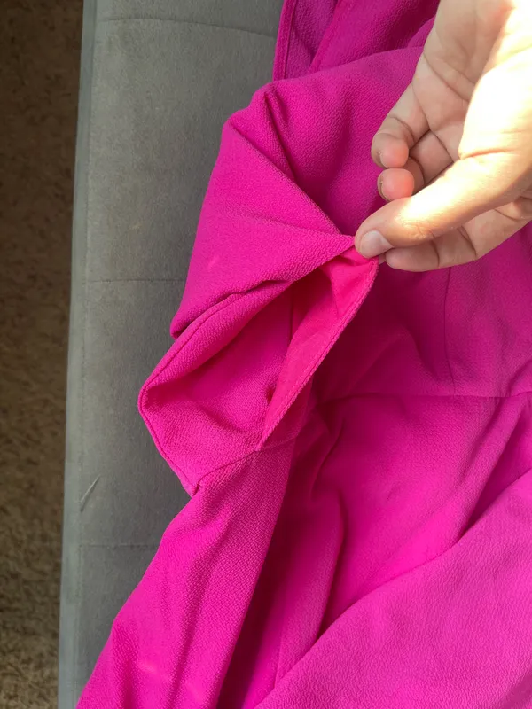 ee:some Hot Pink Off The Shoulder Romper - Image 3