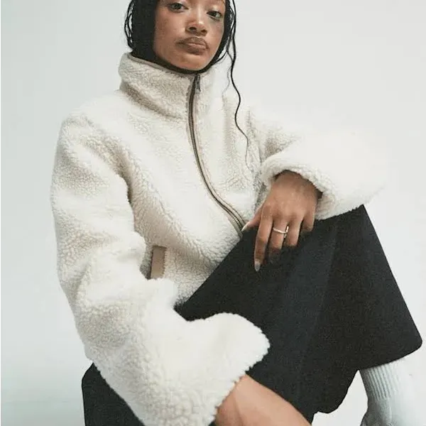 🆕 Vans‎ Women's Misty Fog High Pile Jacket - Image 3