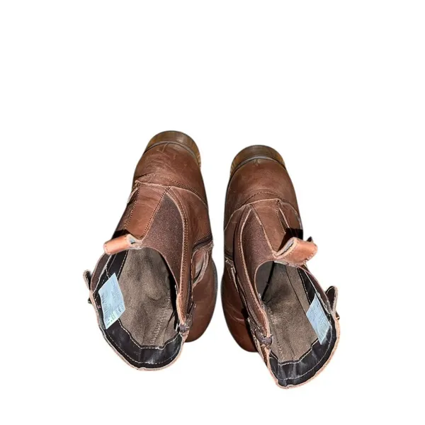 Clarks Brown Leather Boots Size 8 1/2 M - Image 2