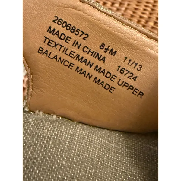 Clarks Artisan Petrina Gaia Sage Green Metallic‎ Espadrille Wedge Sandals 8.5M - Image 7