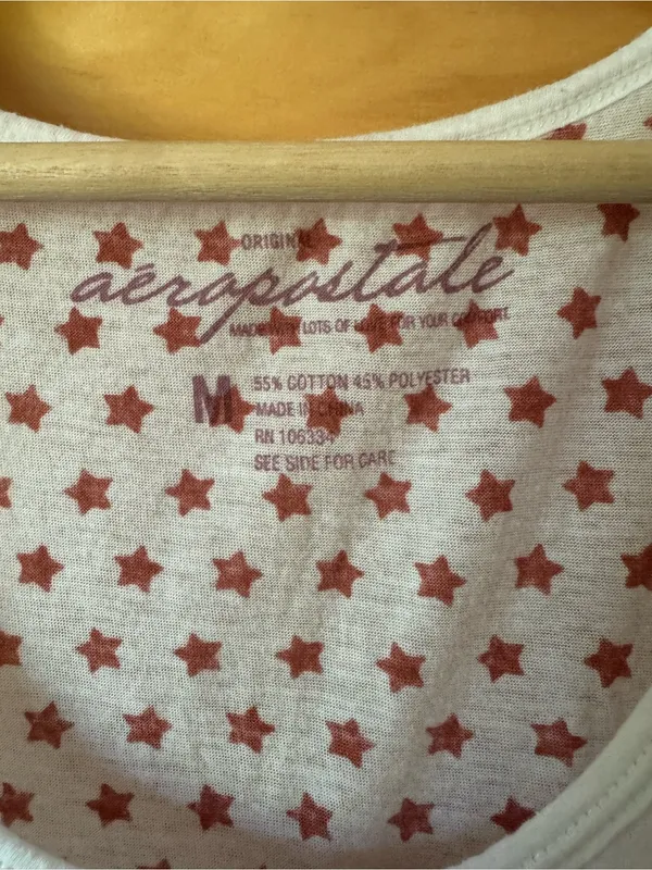 Vintage Aeropostale star spangled tank top size medium - Image 3
