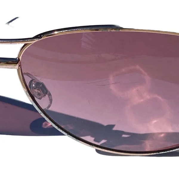 💖 Vintage Y2K 2000s RocaWear Rose Gold Pink Aviator Pilot DTRWL0319-R R414 RSGDPK Sunglasses 💖 - Image 6