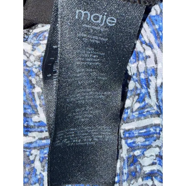 Maje‎ Maxi Ruffle Dress Womens Med Tiered High Low size 38 - Image 10