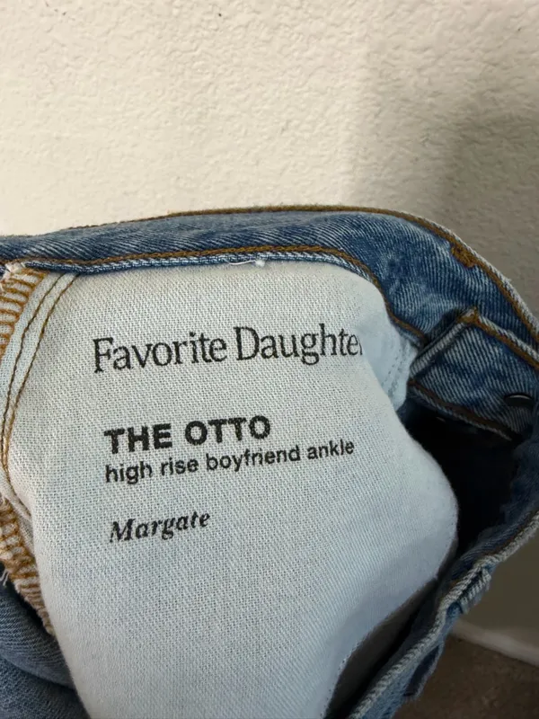 NWT‎ Favorite Daughter Otto High Rise Boyfriend Ankle Margate Womens Size 26 - Image 10
