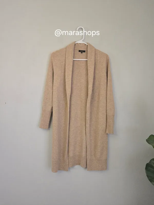 Quince Mongolian Cashmere Duster Cardigan Sweater - Image 3